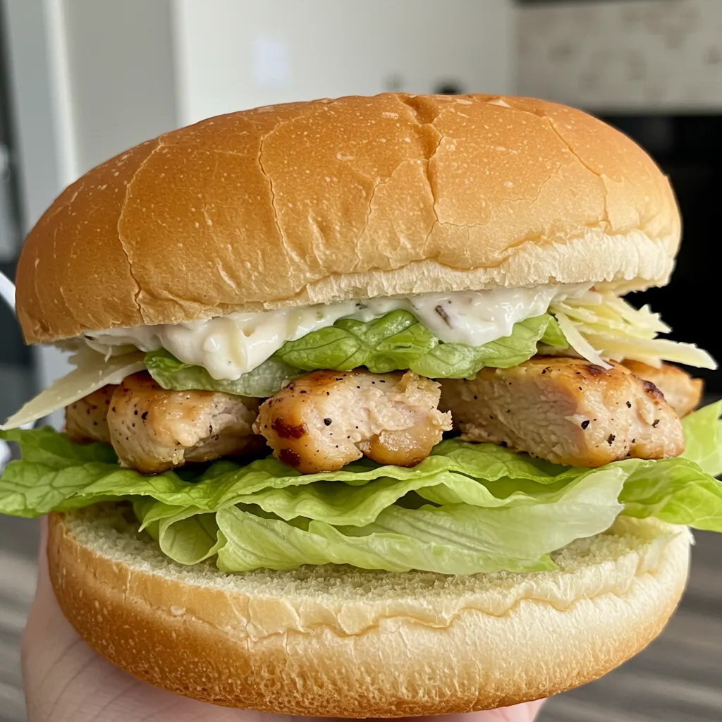 Ultimate Chicken Caesar Sandwiches with Homemade Dressing: A Gourmet Handheld Masterpiece